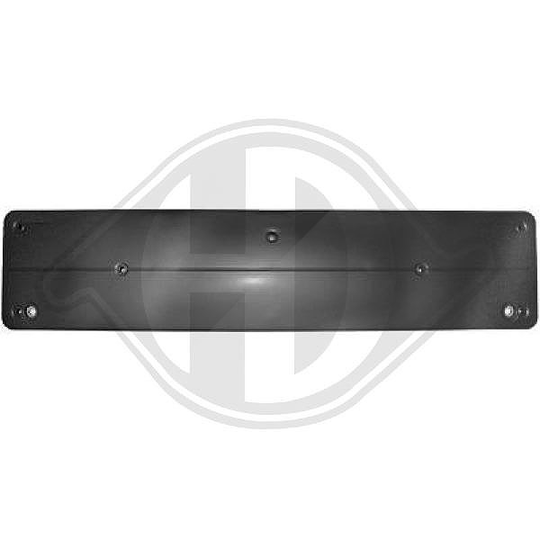 Diederichs Kennzeichenhalter [Hersteller-Nr. 1615054] für Mercedes-Benz