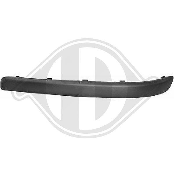 Diederichs Zier-/Schutzleiste, Stoßfänger [Hersteller-Nr. 1813366] für Opel