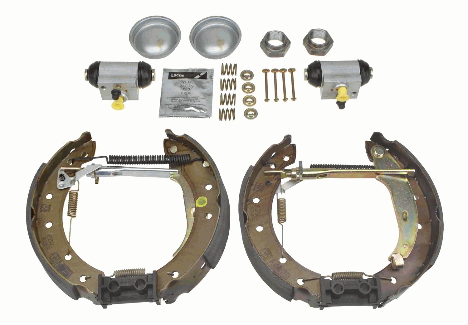 Trw Bremsbackensatz [Hersteller-Nr. GSK1255] für Citroën, Renault, Peugeot