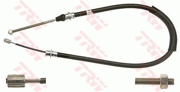 Trw Handbremsseil Scheibenbremse Hinterachse [Hersteller-Nr. GCH2566] für Peugeot