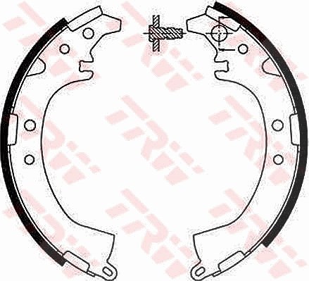 Trw Bremsbackensatz [Hersteller-Nr. GS8672] für Toyota, Daihatsu