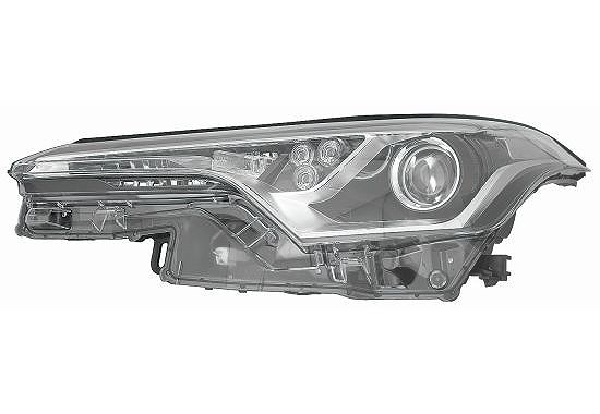 Abakus Hauptscheinwerfer [Hersteller-Nr. 212-11BML-LDEM2] für Toyota