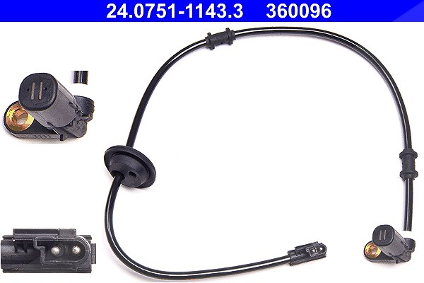 Ate Sensor, Raddrehzahl [Hersteller-Nr. 24.0751-1143.3] für Mercedes-Benz