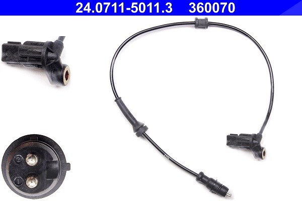 Ate Sensor, Raddrehzahl [Hersteller-Nr. 24.0711-5011.3] für Renault