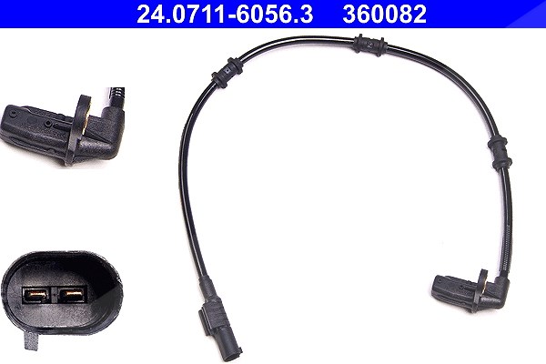 Ate Sensor, Raddrehzahl [Hersteller-Nr. 24.0711-6056.3] für Mercedes-Benz