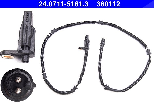 Ate Sensor, Raddrehzahl [Hersteller-Nr. 24.0711-5161.3] für Renault