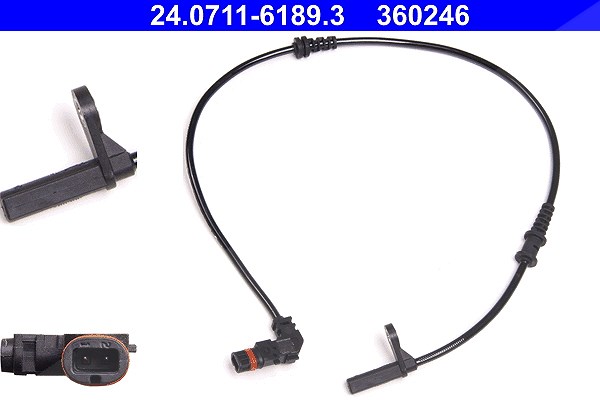 Ate Sensor, Raddrehzahl [Hersteller-Nr. 24.0711-6189.3] für Mercedes-Benz