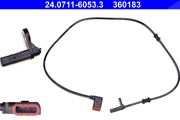 Ate Sensor, Raddrehzahl [Hersteller-Nr. 24.0711-6053.3] für Mercedes-Benz