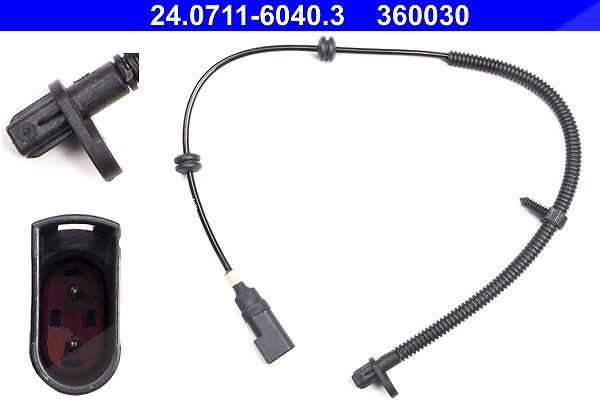 Ate Sensor, Raddrehzahl [Hersteller-Nr. 24.0711-6040.3] für Ford