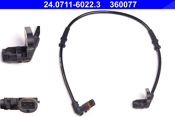 Ate Sensor, Raddrehzahl [Hersteller-Nr. 24.0711-6022.3] für Mercedes-Benz