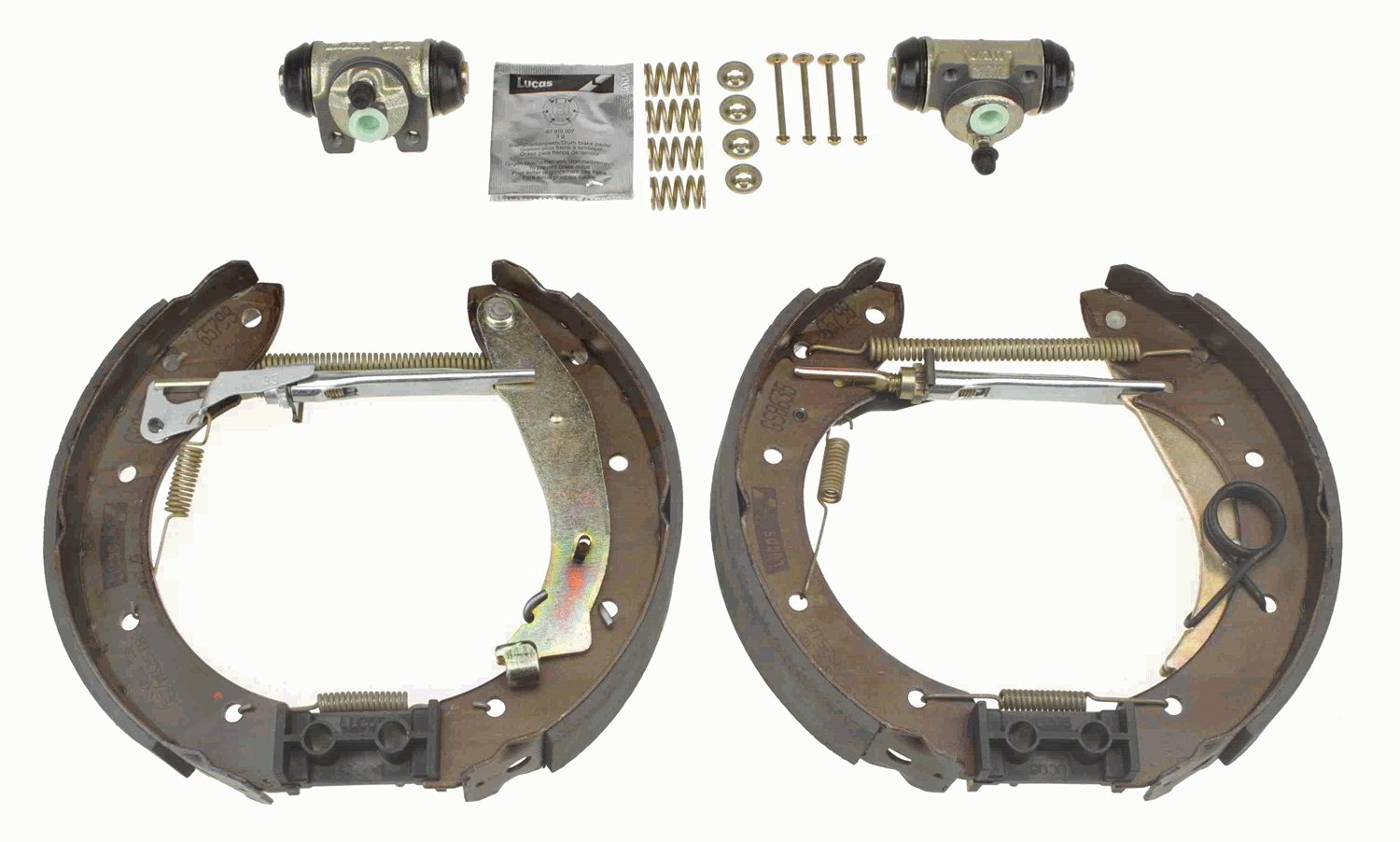 Trw Bremsbackensatz [Hersteller-Nr. GSK1150] für Citroën, Peugeot