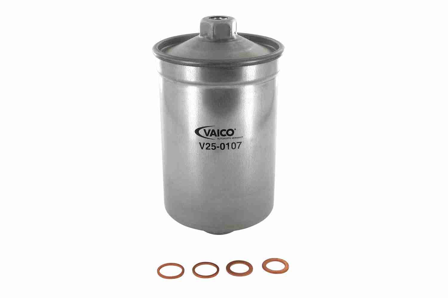 Vaico Kraftstofffilter [Hersteller-Nr. V25-0107] für Ginetta, Peugeot, Uaz, Middlebridge, Bentley, Ferrari, Reliant, Volvo, Lancia, Panther, Ford, Saa