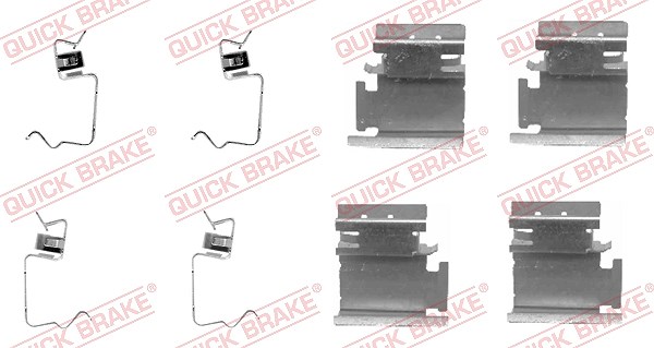 Quick Brake Zubehörsatz, Scheibenbremsbelag 109-1218 - Bild 6