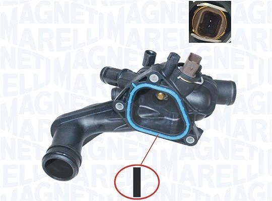Magneti Marelli Thermostat, Kühlmittel [Hersteller-Nr. 352317101050] für Peugeot, Citroën