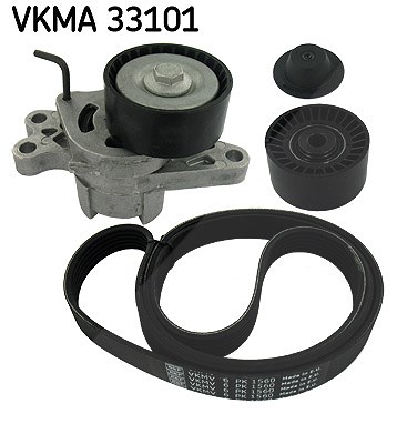 Skf Keilrippenriemensatz [Hersteller-Nr. VKMA33101] für Peugeot, Citroën