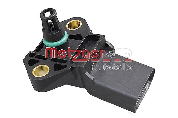 Metzger Autoteile Sensor, Ladedruck [Hersteller-Nr. 0906441] für Skoda, Seat, Audi, VW