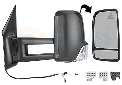 Van Wezel Außenspiegel [Hersteller-Nr. 2973813] für Mercedes-Benz