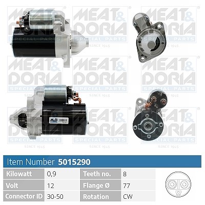 Meat & Doria Starter [Hersteller-Nr. 5015290] für Kia, Hyundai