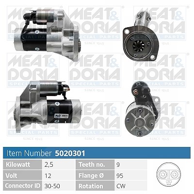 Meat & Doria Starter [Hersteller-Nr. 5020301] für Ford, Nissan