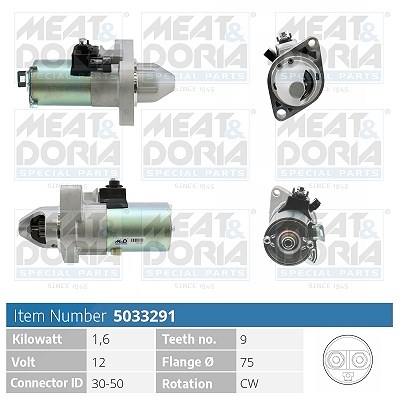 Meat & Doria Starter [Hersteller-Nr. 5033291] für Honda