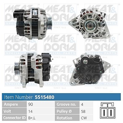 Meat & Doria Generator [Hersteller-Nr. 5515480] für Hyundai, Kia