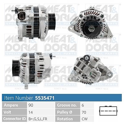 Meat & Doria Generator [Hersteller-Nr. 5535471] für Mitsubishi