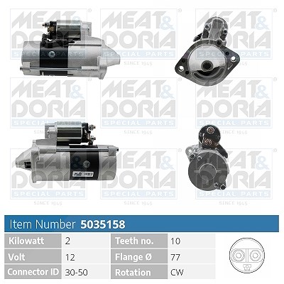 Meat & Doria Starter [Hersteller-Nr. 5035158] für Mitsubishi, Hyundai