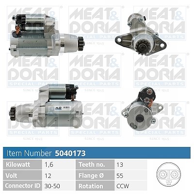 Meat & Doria Starter [Hersteller-Nr. 5040173] für Toyota