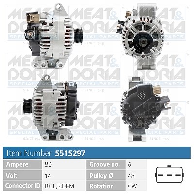 Meat & Doria Generator [Hersteller-Nr. 5515297] für Ford