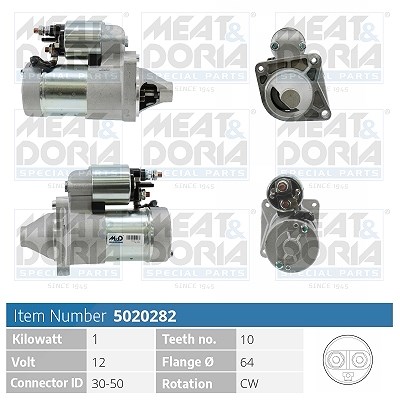 Meat & Doria Starter [Hersteller-Nr. 5020282] für Lancia, Fiat
