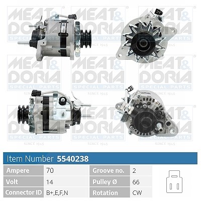 Meat & Doria Generator [Hersteller-Nr. 5540238] für Toyota