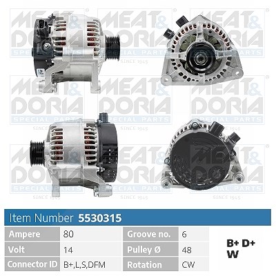 Meat & Doria Generator [Hersteller-Nr. 5530315] für Ford