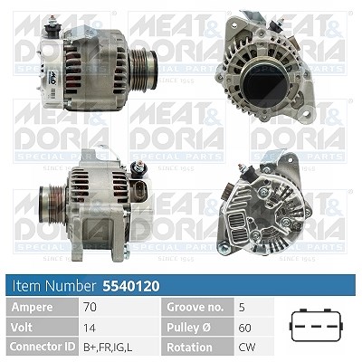 Meat & Doria Generator [Hersteller-Nr. 5540120] für Toyota
