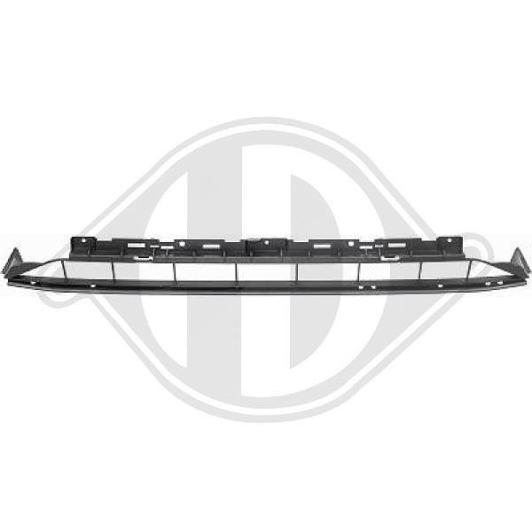 Diederichs Lüftungsgitter, Stoßfänger [Hersteller-Nr. 1020245] für Audi