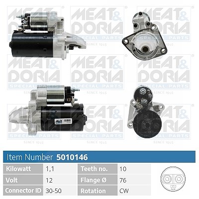 Meat & Doria Starter [Hersteller-Nr. 5010146] für Ford, Volvo