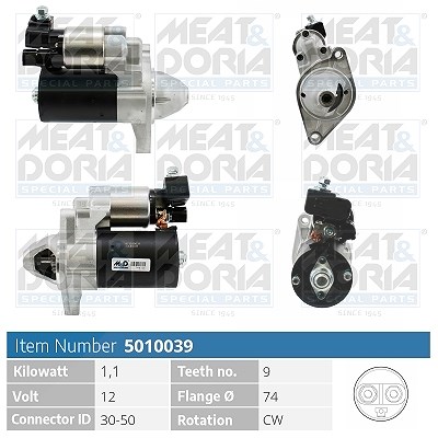 Meat & Doria Starter [Hersteller-Nr. 5010039] für Toyota