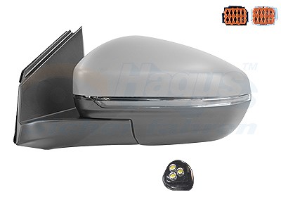 Van Wezel Außenspiegel [Hersteller-Nr. 0967817] für Citroën, Peugeot