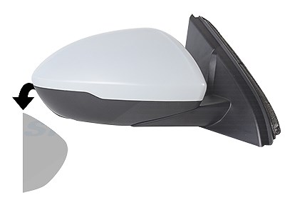 Van Wezel Außenspiegel [Hersteller-Nr. 3854808] für Opel