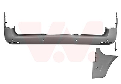 Van Wezel Stoßfänger [Hersteller-Nr. 2971546] für Mercedes-Benz