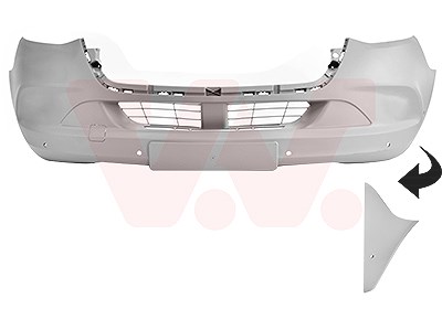 Van Wezel Stoßfänger [Hersteller-Nr. 2973575] für Mercedes-Benz