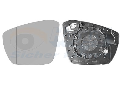 Van Wezel Spiegelglas, Außenspiegel [Hersteller-Nr. 5710837] für VW