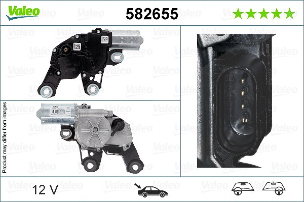 Valeo Wischermotor [Hersteller-Nr. 582655] für Audi