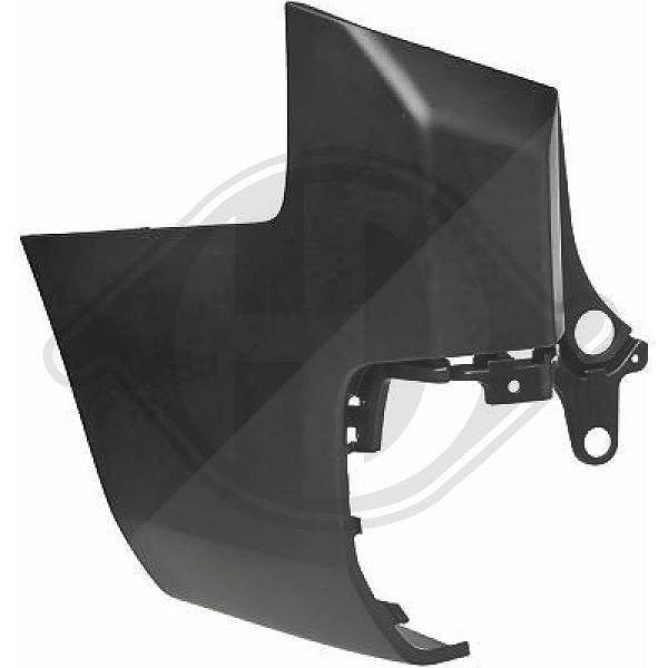 Diederichs Stoßfänger [Hersteller-Nr. 4014867] für Citroën, Peugeot, Opel