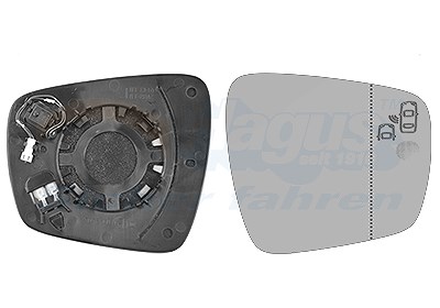Van Wezel Spiegelglas, Außenspiegel [Hersteller-Nr. 4424836] für Renault