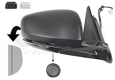 Van Wezel Außenspiegel [Hersteller-Nr. 4317818] für Renault