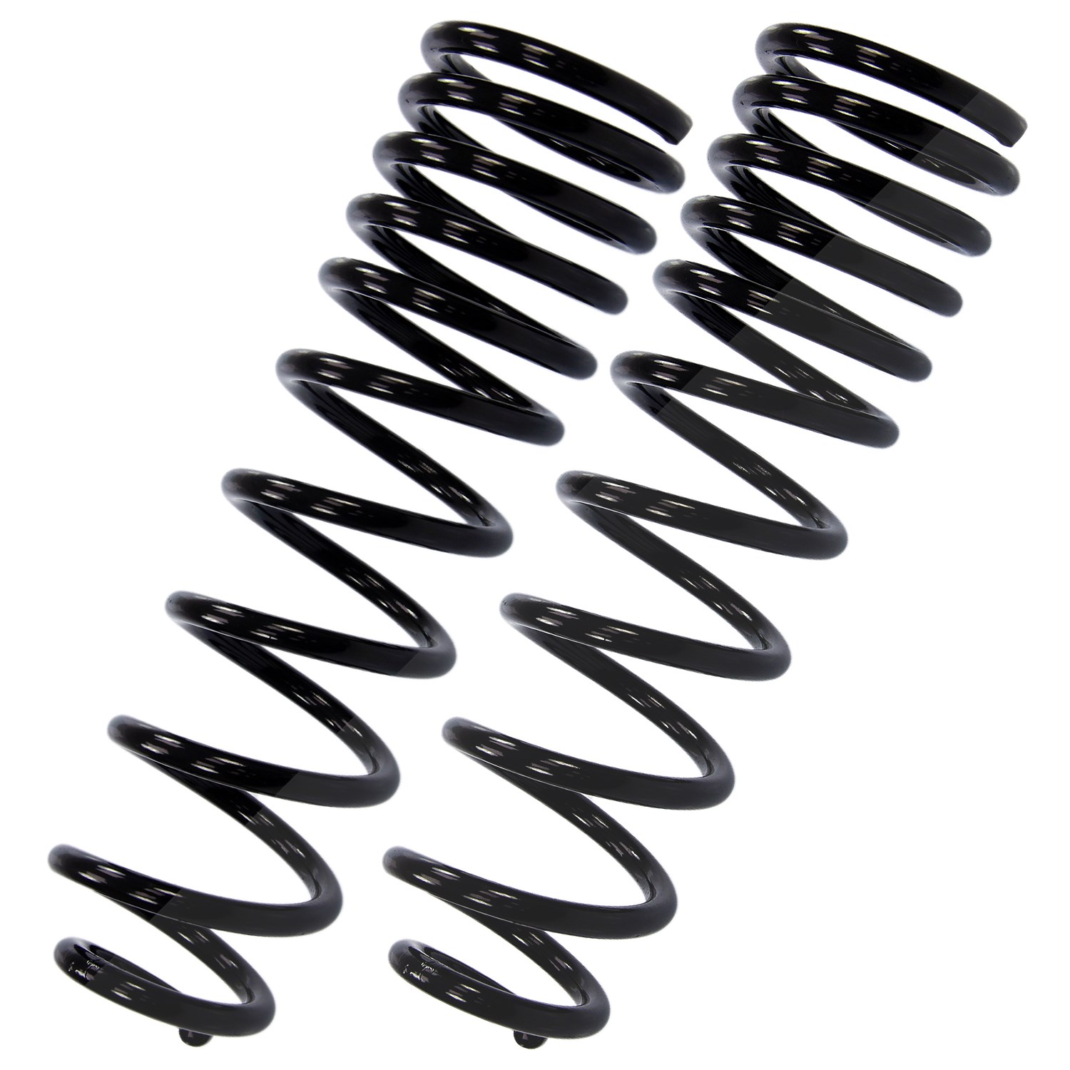 Bestprice 2x Fahrwerksfeder Hinterachse [Hersteller-Nr. 10650928] für VW