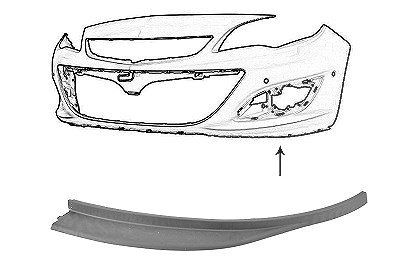 Van Wezel Spoiler [Hersteller-Nr. 3753502] für Opel