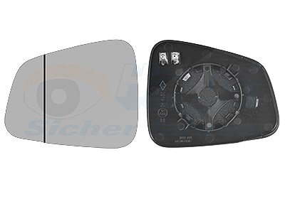 Van Wezel Spiegelglas, Außenspiegel [Hersteller-Nr. 3815837] für Opel