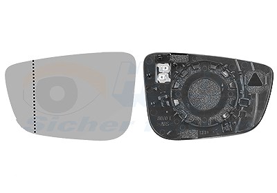 Van Wezel Spiegelglas, Außenspiegel [Hersteller-Nr. 0593837] für BMW