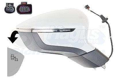 Van Wezel Außenspiegel [Hersteller-Nr. 4929816] für Seat